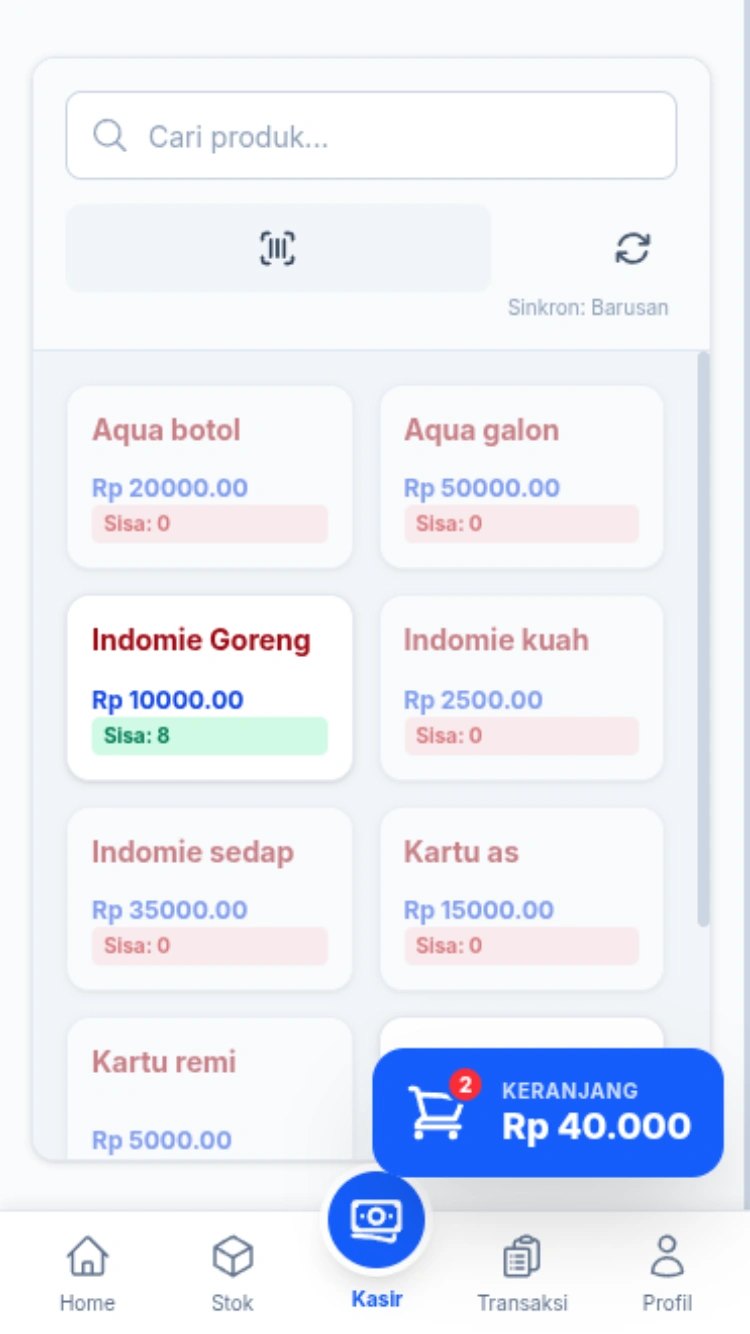 POS Dashboard Preview