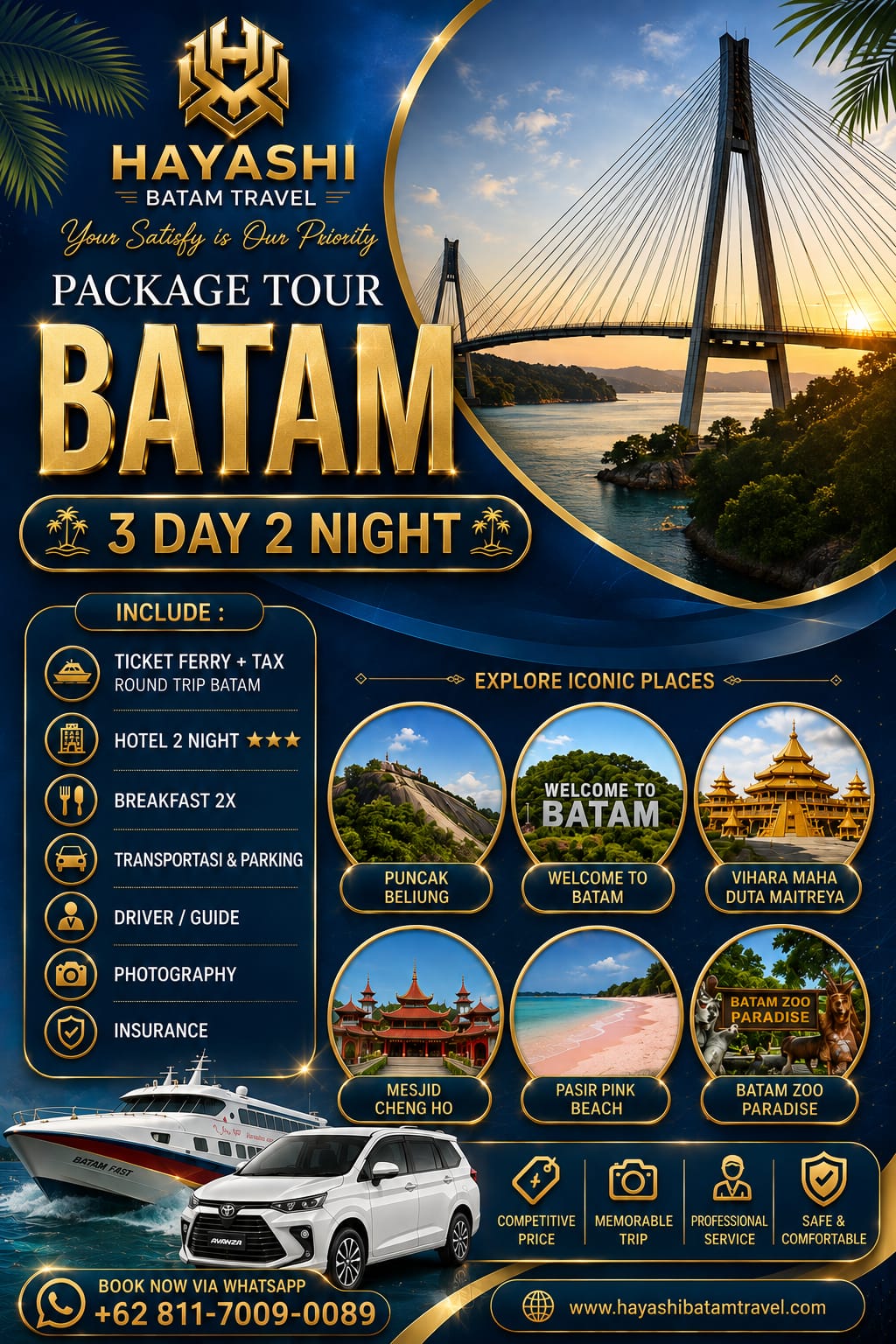 Private Trip Batam 3D2N - 4 Pax