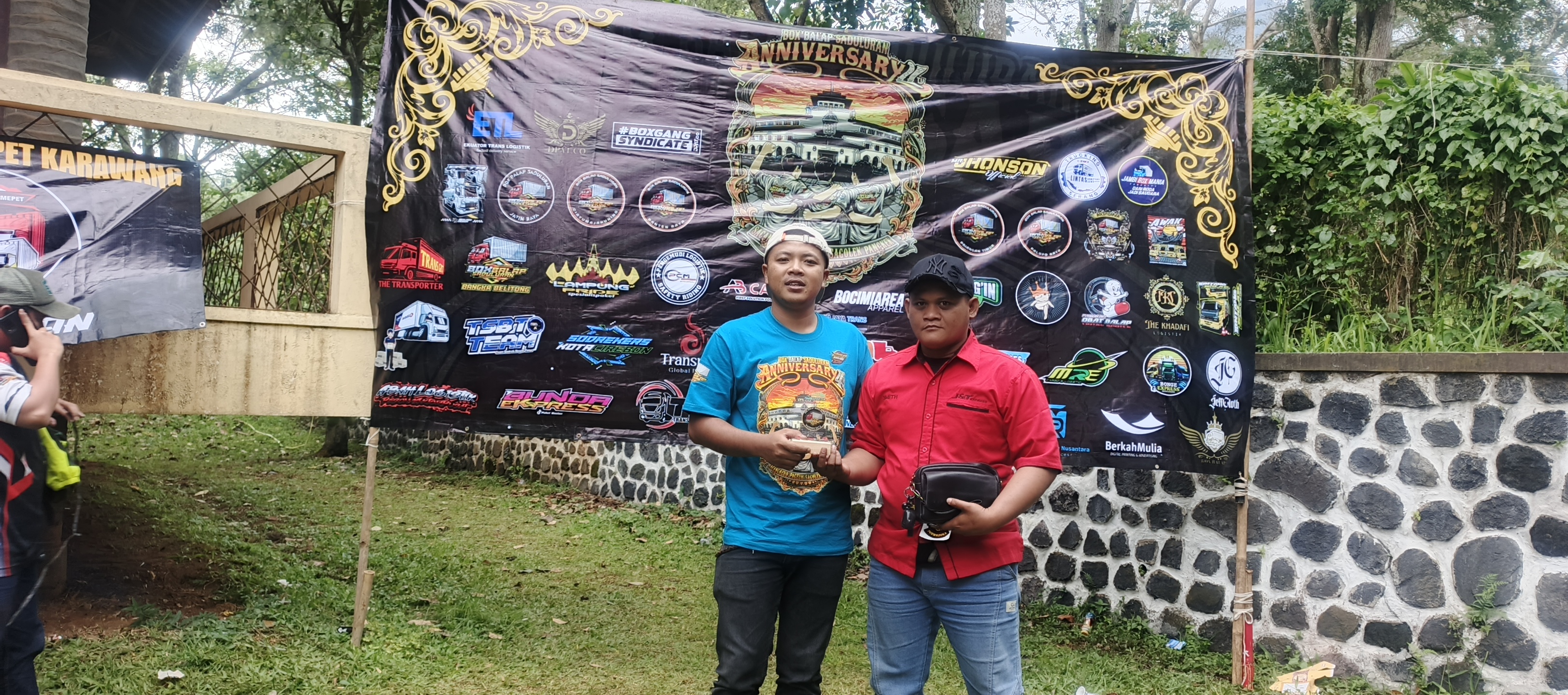 Menghadiri undangan anniv box balap di sumedang