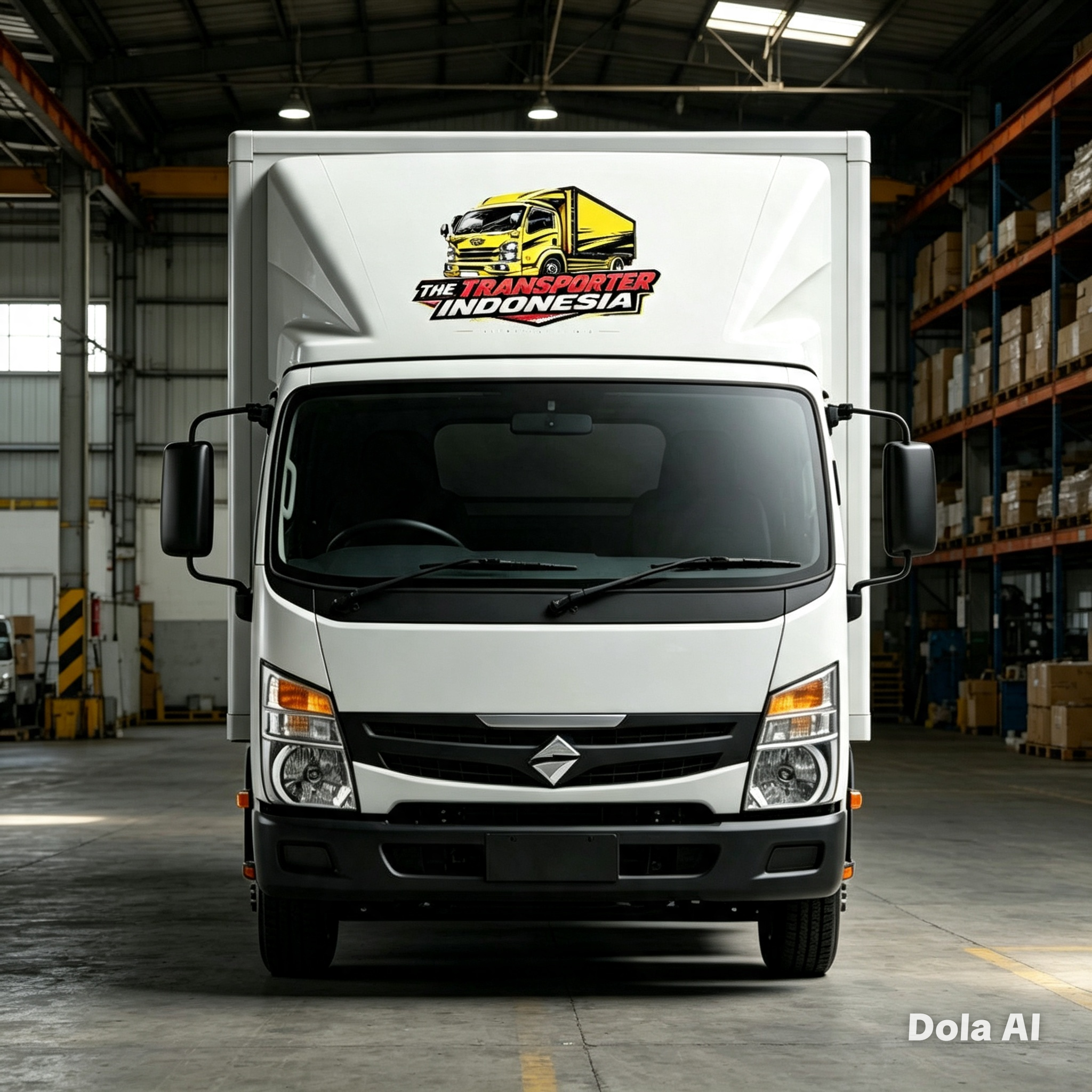 STIKER A6 UNTUK TOPI MOBIL BOX