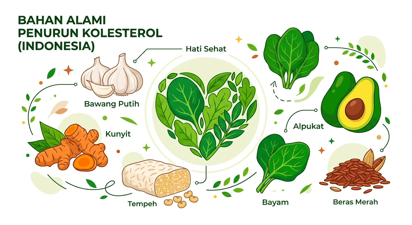 Mengendalikan Kolesterol Secara Alami dengan Pangan Lokal dan Gaya Hidup
