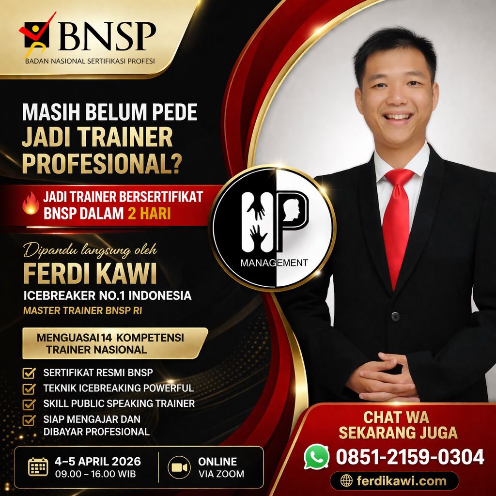 Pelatihan Trainer Bersertifikasi BNSP