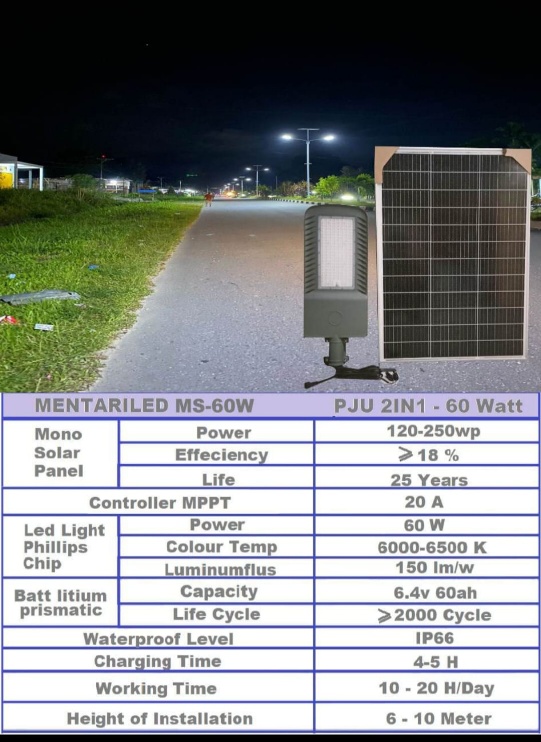 Lampu PJU TIO 80W TKDN