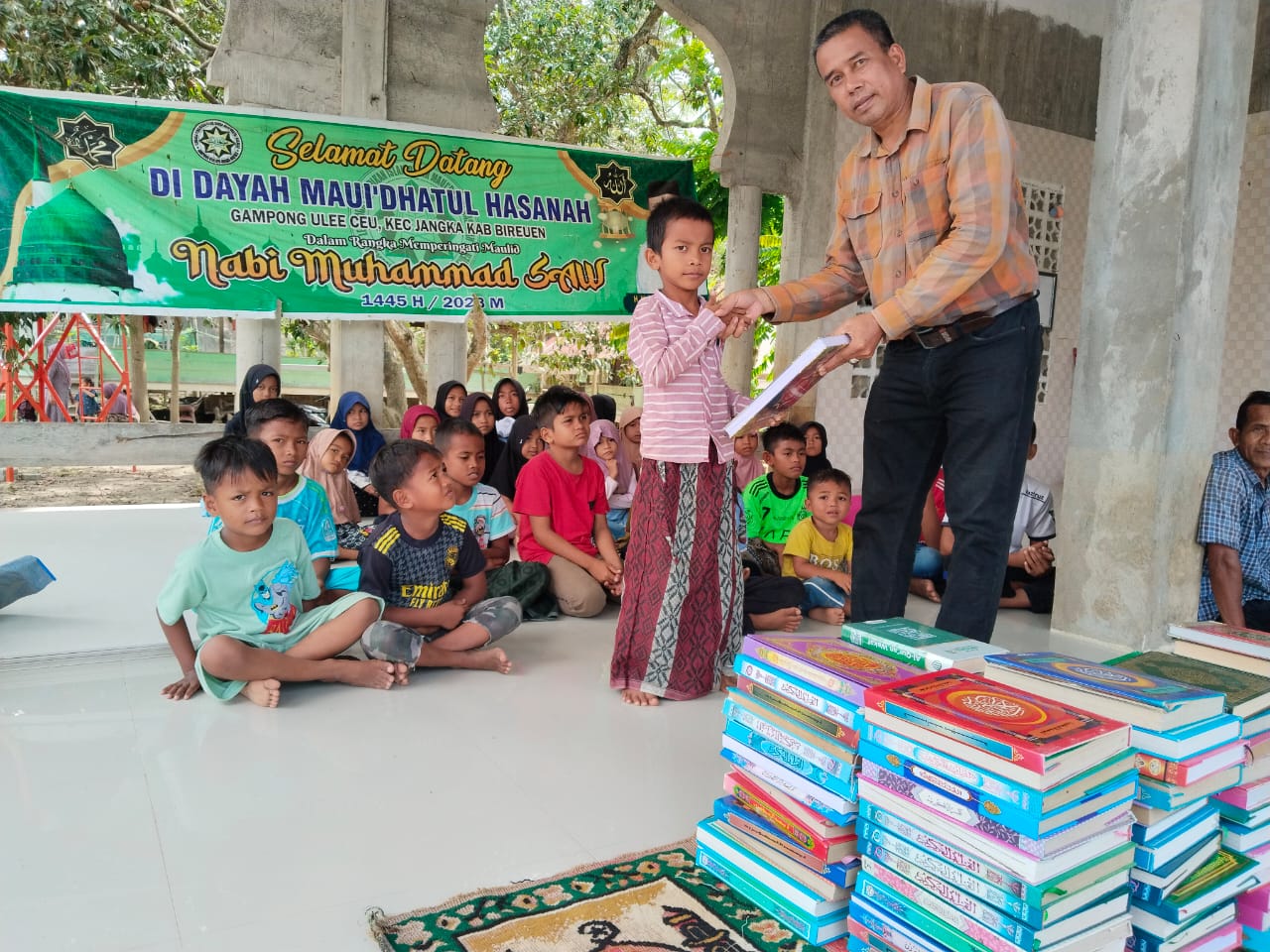 Volunteers in action