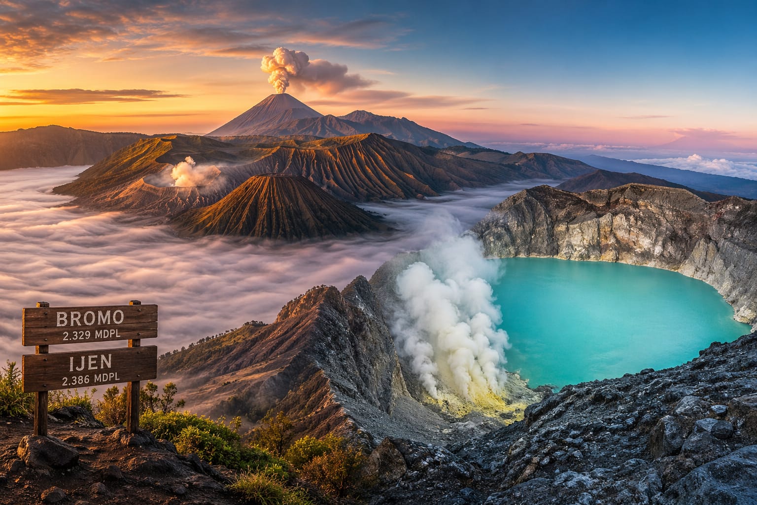 Bromo & Ijen Overland Trip – 3 Days 2 Nights of Epic Adventure