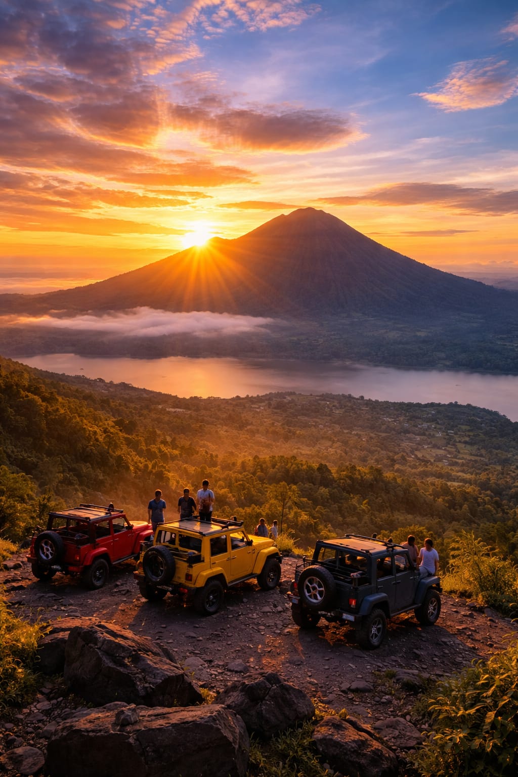 Mount Batur Trekking – Sunrise Above the Clouds