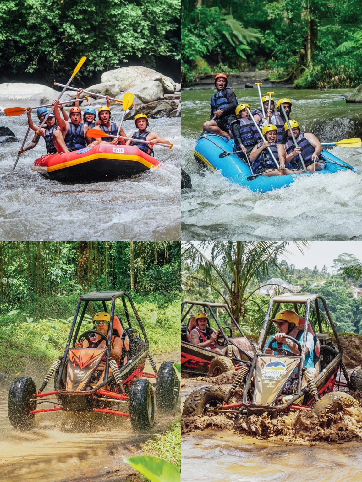 UTV Jungle Buggy & Ayung River Rafting – The Ultimate Bali Adventure Package